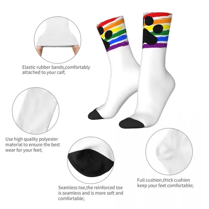 Chaussettes Gothiques Chaudes et Douces pour Homme