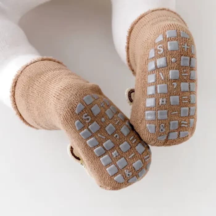 Chaussettes d'hiver en peluche pour nouveau-nés 0-2 ans