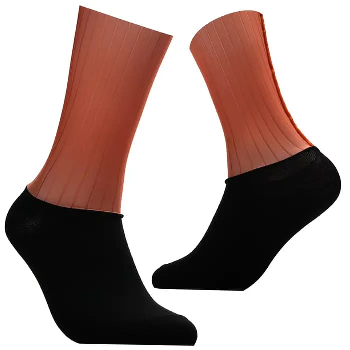 Chaussettes aérodynamiques de l'équipe de vélo, antidérapantes, sans couture, pour cyclisme de route, course en plein air, Sport à Compression, nouvelle collection 2024