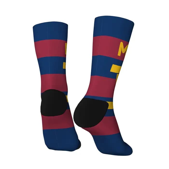 Messi Soccer No.10 chaussettes pour hommes nouveauté drôle heureux