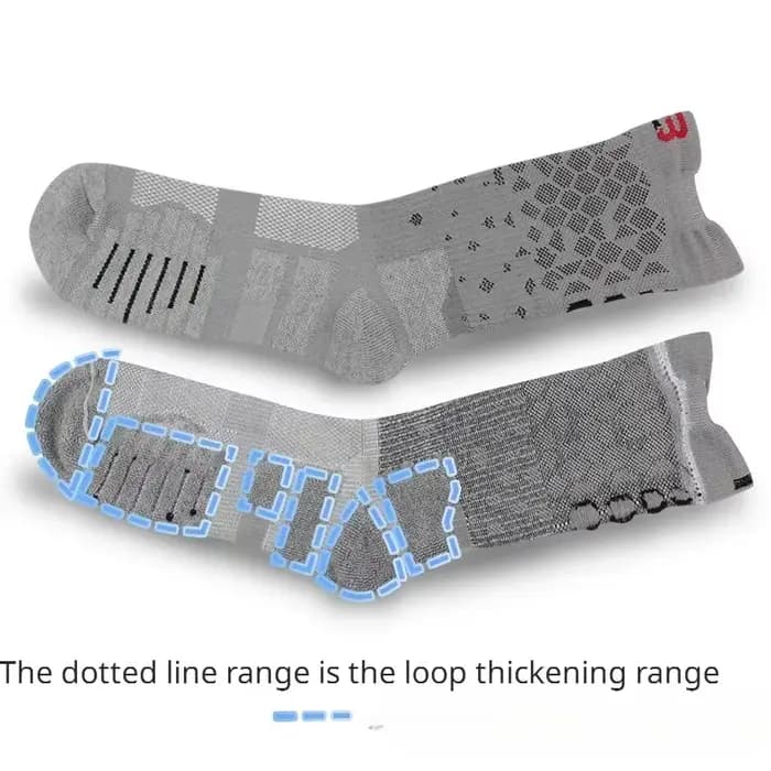 Chaussettes de dehors Respirantes en Silicone pour Homme et Femme