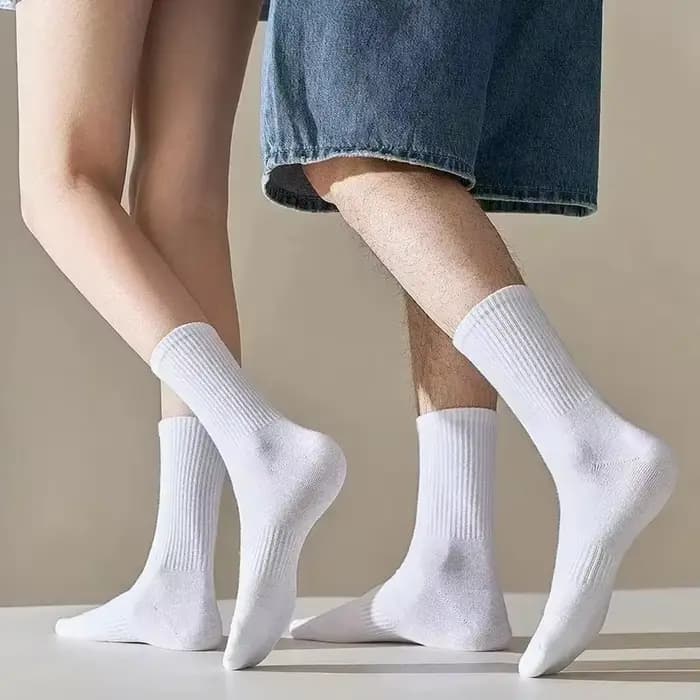 10/20 paires de chaussettes mi-mollet pour hommes et femmes, douces, confortables, respirantes, absorbant la transpiration, pour le sport, décontractées, à la mode, pour tous les jours, nouvelle colle