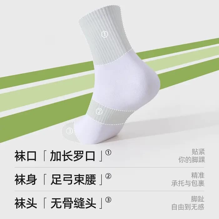4 paires de chaussettes mi-mollet pour hommes