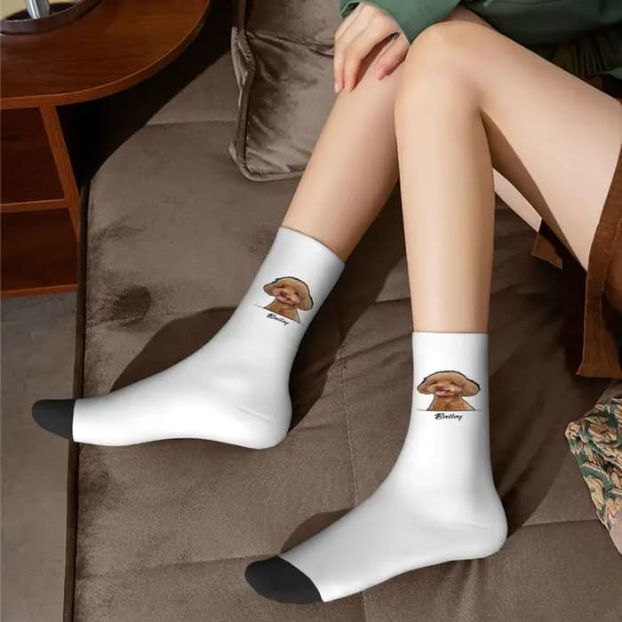 Chaussettes avatar personnalisées pour animaux de compagnie