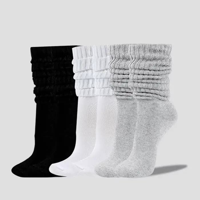 3 paires de chaussettes empilables pour femmes