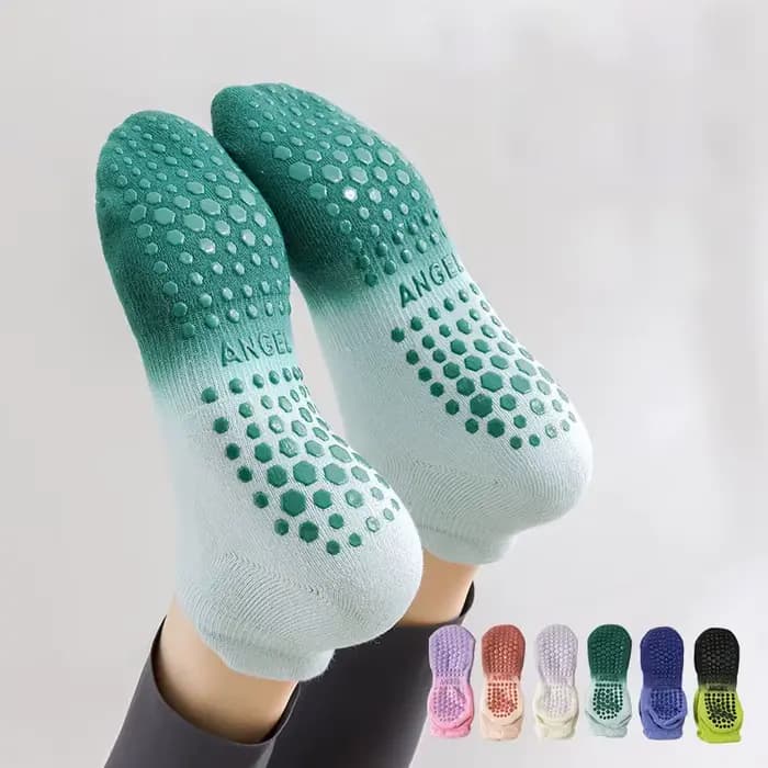 Chaussettes de Yoga en coton dégradé pour femmes