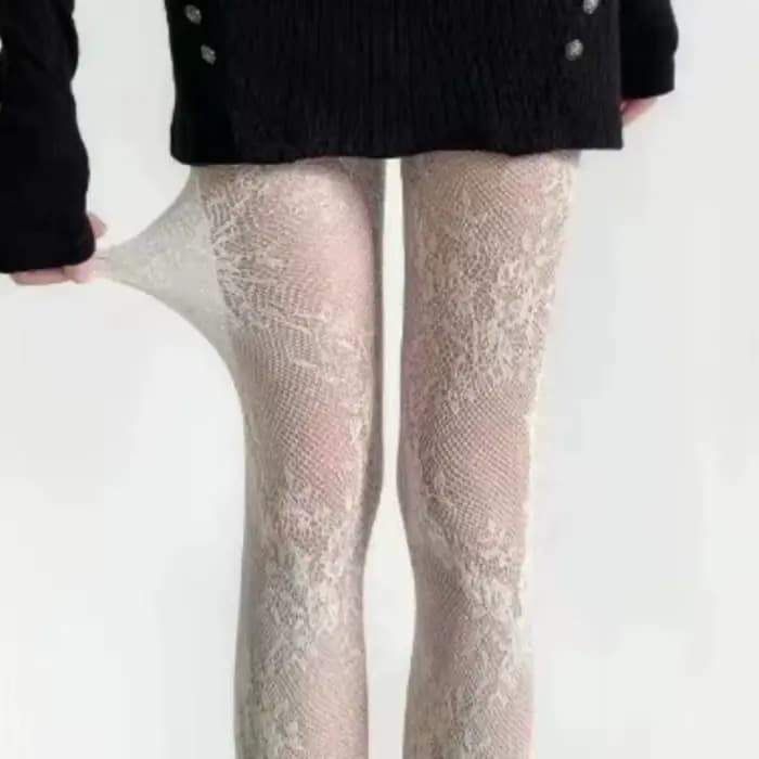 Nouvelles collants pour femmes sexy en dentelle florale