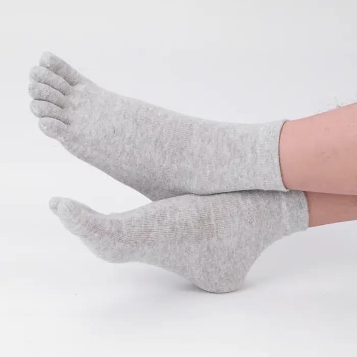 5 paires de chaussettes avec doigts, à la mode, absorbant la sueur, respirantes, confortables, en coton, élastiques, pour sport et affaires