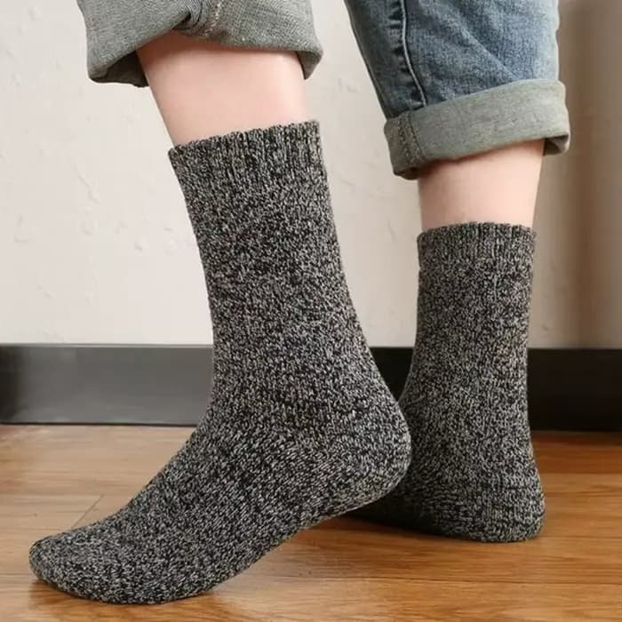 1/5 paires de chaussettes d'hiver en laine mérinos pour hommes