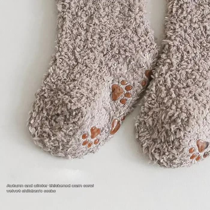 Chaussettes de Noël en coton de dessin animé pour enfants