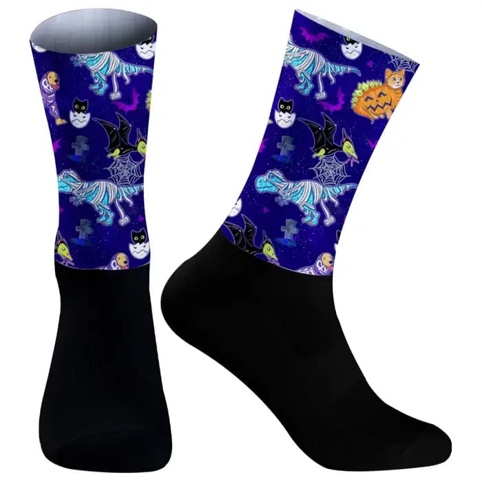 Chaussettes de cyclisme respirantes pour hommes et femmes
