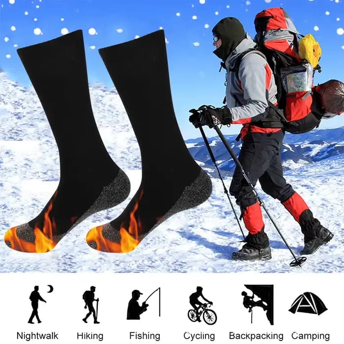 1-3 paires de chaussettes auto-chauffantes d'hiver