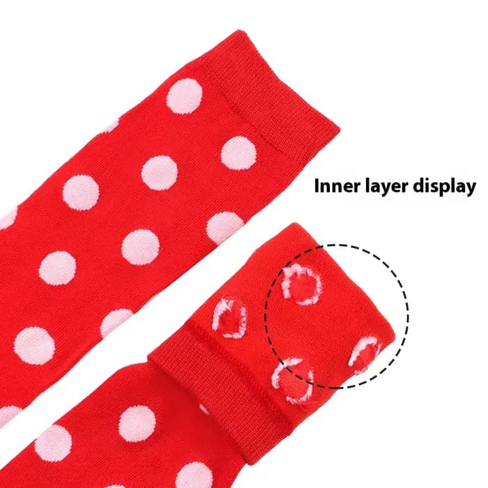 Cuisse haute chaussette femmes Dot rayé bas dames Kawaii drôle filles blanc longue au-dessus du genou chaussette Cosplay noël 2025 nouveau