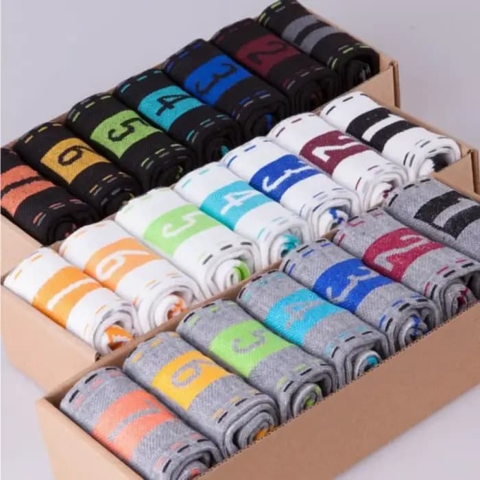 Chaussettes de sport décontractées en coton pour hommes