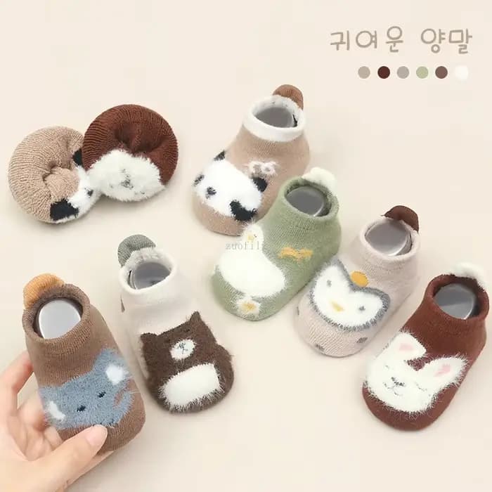 Chaussettes épaisses d'hiver pour enfants de 0 à 5 ans