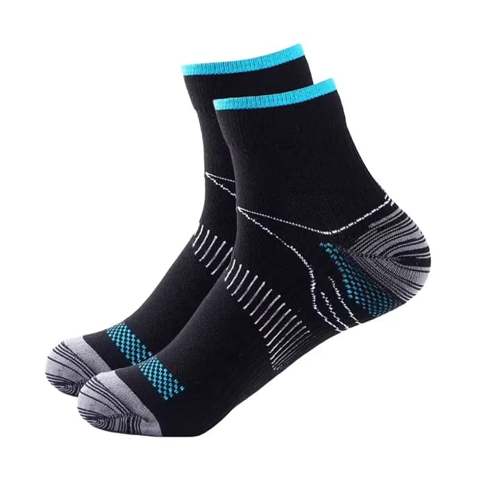 Brothock chaussettes de Compression pour Fascia plantaire chaussettes de Compression déodorant absorbant la sueur respirant Sweats chaussettes de pression de sport