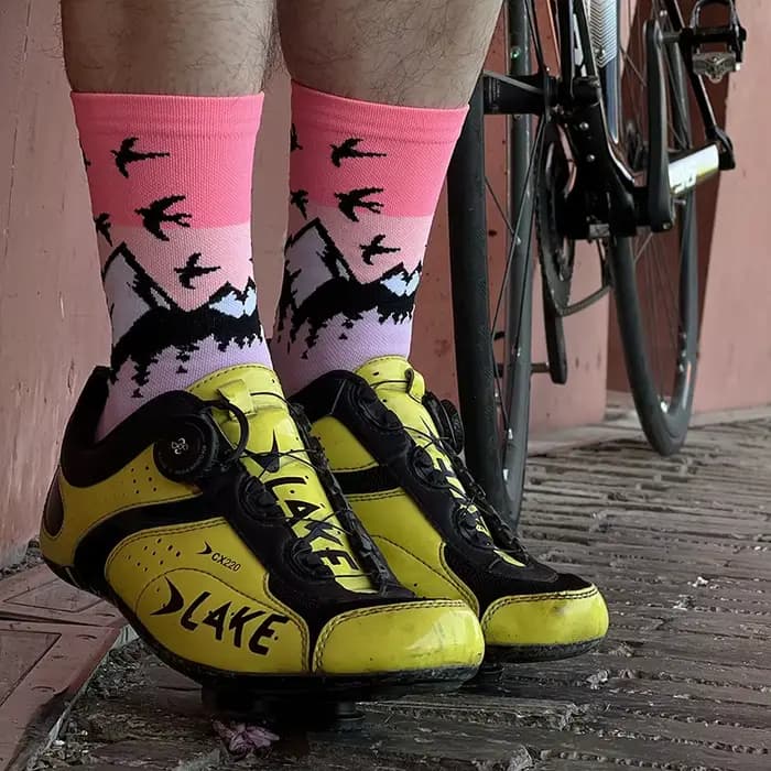 Chaussettes de sport respirantes à compression pour hommes et femmes