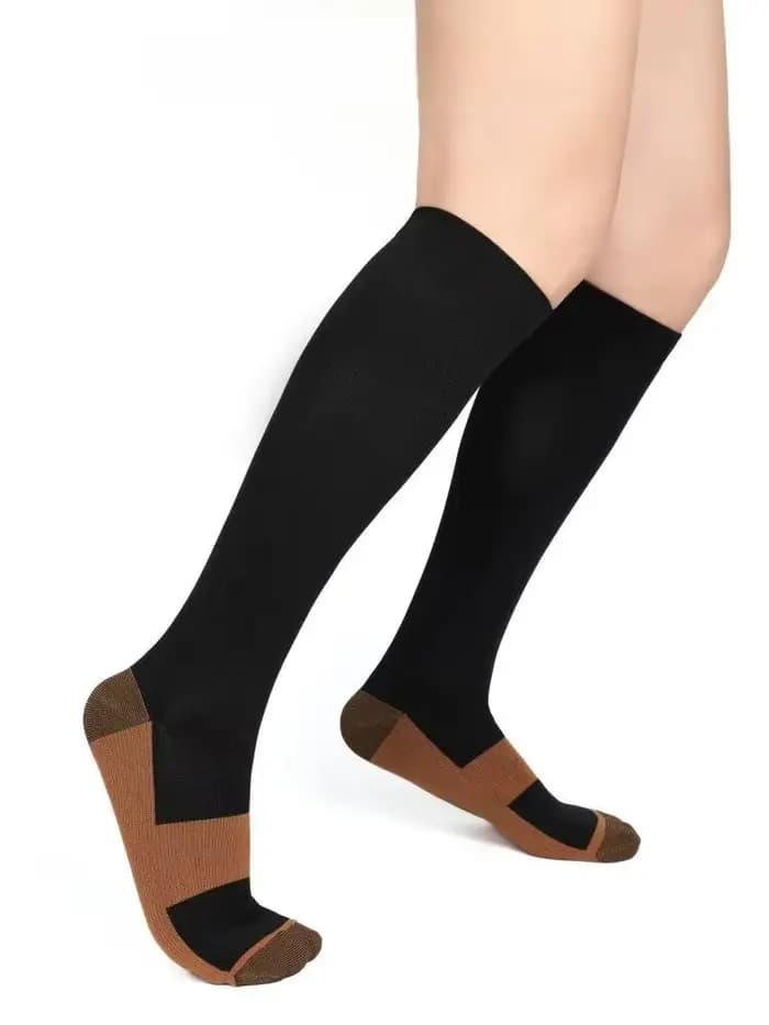 3 paires de chaussettes de compression pour femmes et hommes
