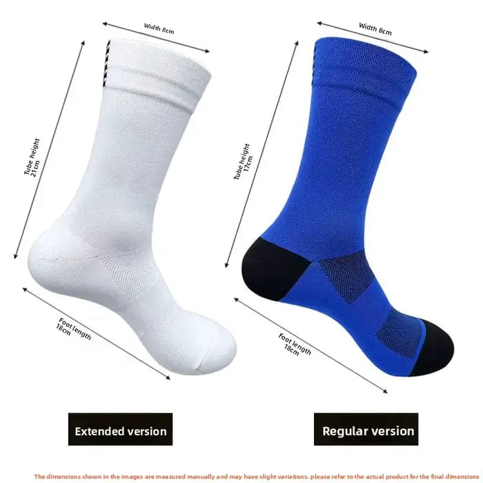2 paires de chaussettes de cyclisme pour hommes