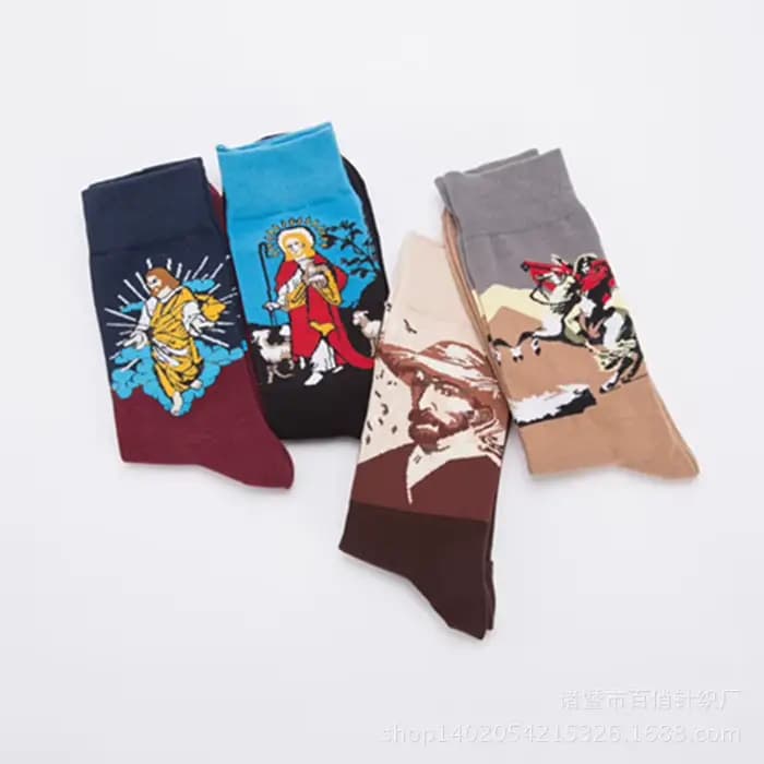 Ensemble de chaussettes Happy Art pour hommes