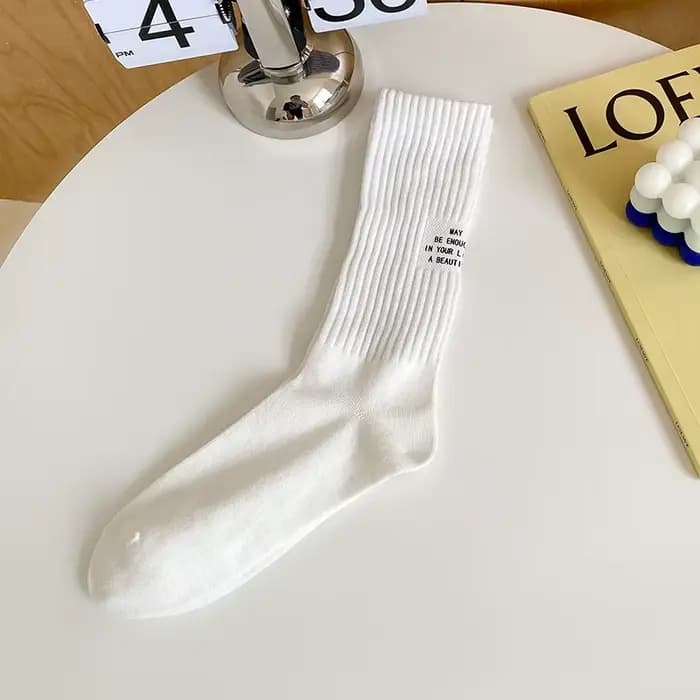 2023 nouveaux hommes chaussettes Harajuku mode lettre drôle Skateboard Cool