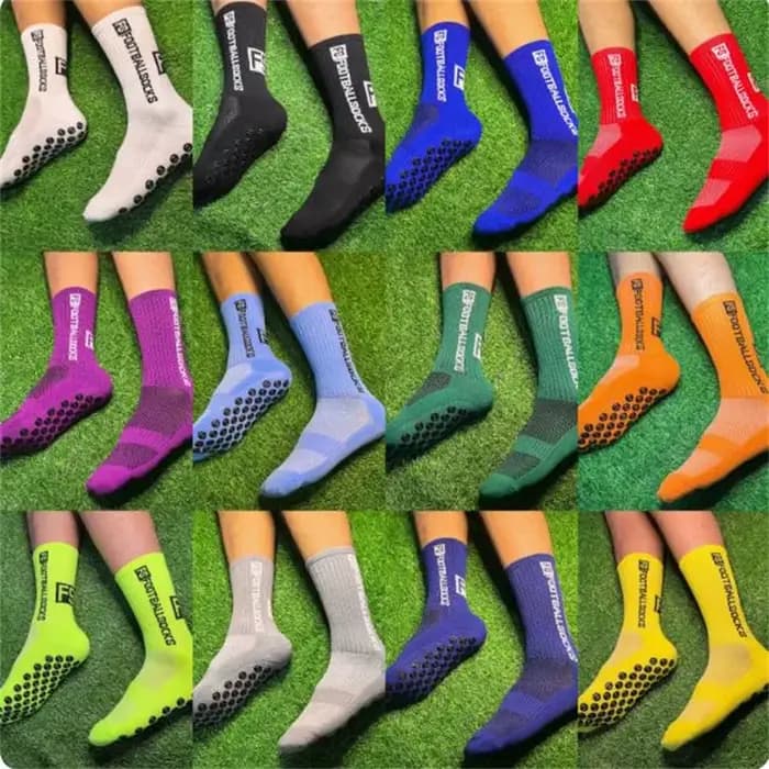 1 paire de chaussettes de Football antidérapantes pour hommes