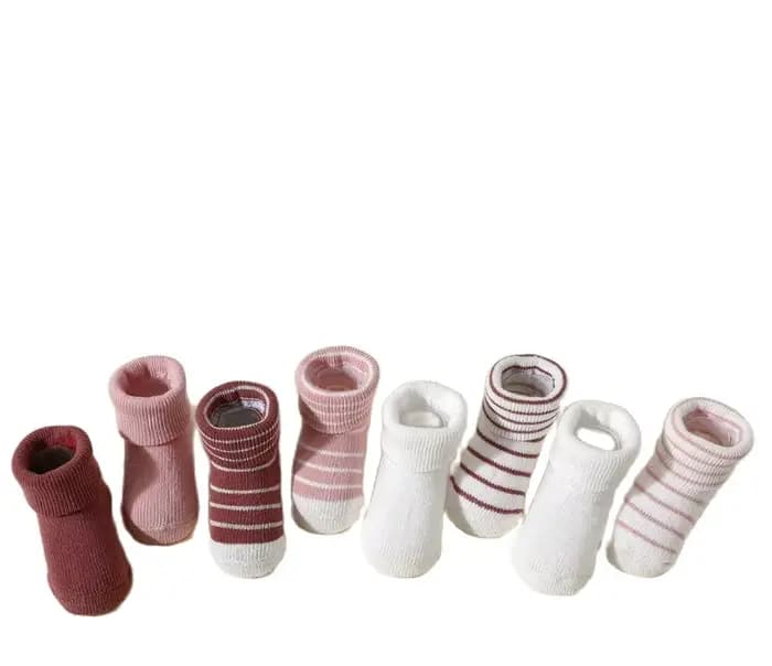 4 paires de chaussettes pour bébé de 0 à 12 mois