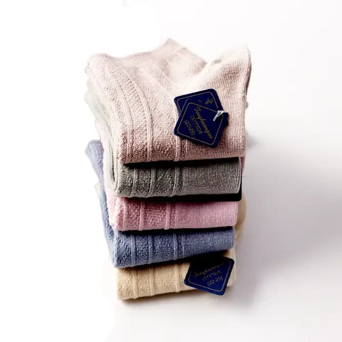 Chaussettes en coton à coupe basse pour femmes et filles