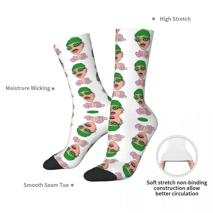 Ferxxo Feid – chaussettes habillées Harajuku