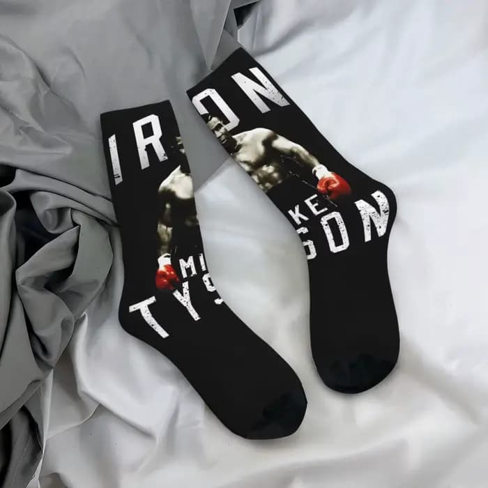 Chaussettes de boxe rétro Mike Tyson pour hommes et femmes