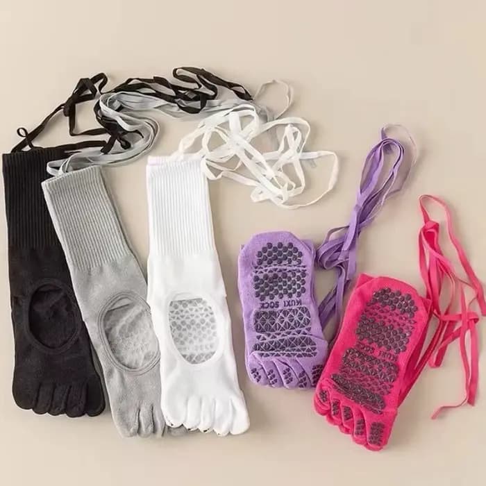 Chaussettes blanches à cinq doigts pour femmes – Chaussettes de sport