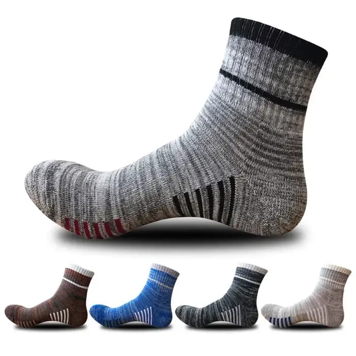 Chaussettes de compression en laine mérinos pour hommes