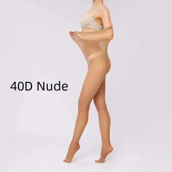 1 paire de collants transparents en Nylon pour femmes