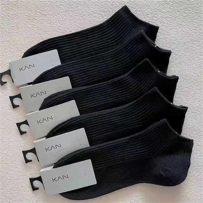 5 paires/pack chaussettes femmes 100% coton Invisible absorbant la sueur filles Tube bas bateau