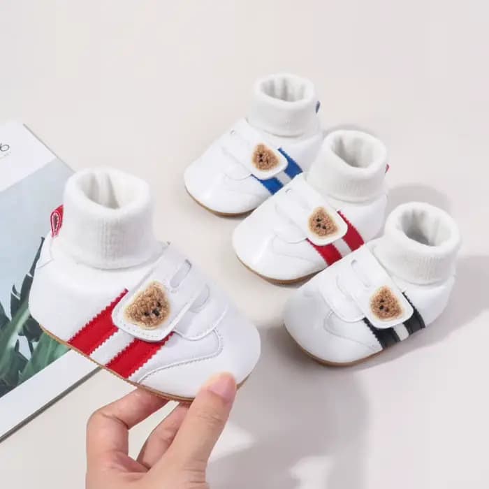 Chaussures chaussette en coton doux pour bébé
