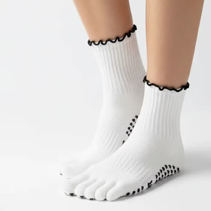 Chaussettes Pilates à cinq orteils pour femmes