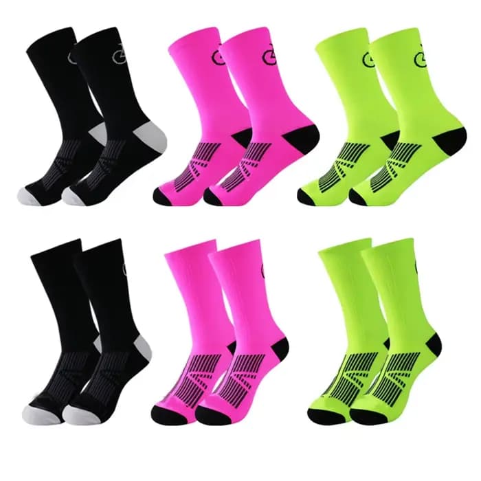 Chaussettes de cyclisme respirantes pour hommes