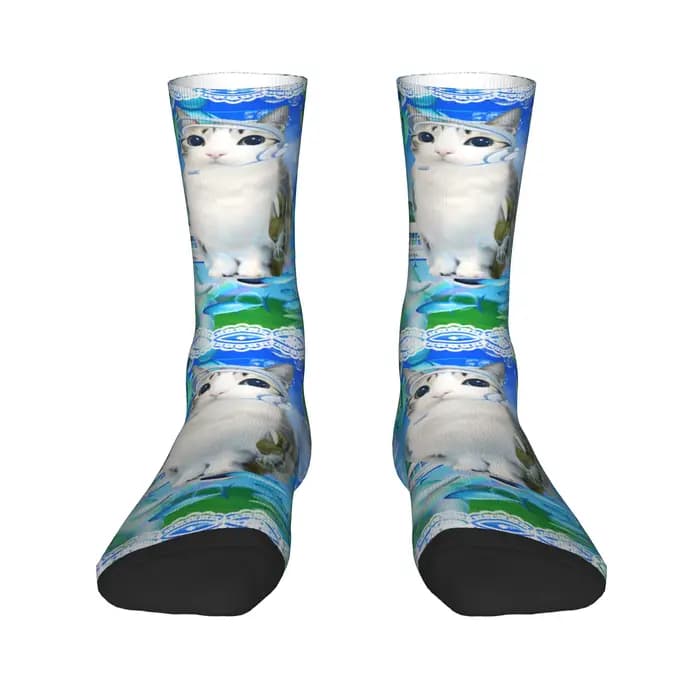Retro Frutiger Aero Art (2) Chaussettes pour hommes, chaussettes douces et amusantes, chaussettes graphiques antidérapantes pour la course à pied, idée cadeau