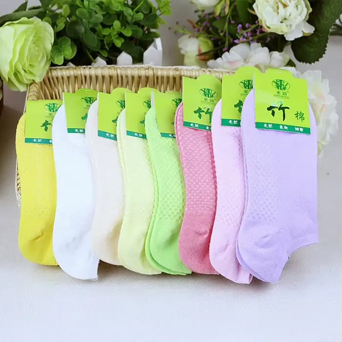 5 paires de chaussettes en Fiber de bambou pour femmes