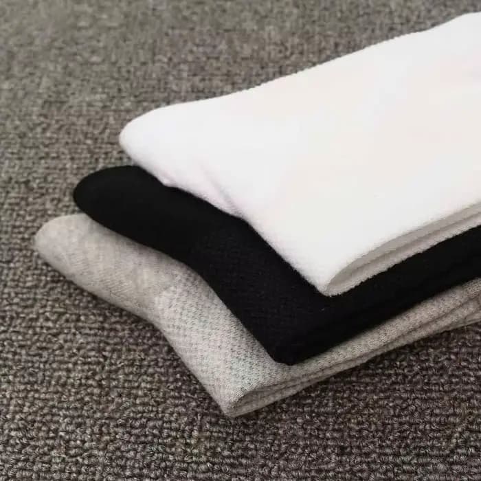 Chaussettes d'Affaires Noires et Blanches pour Homme