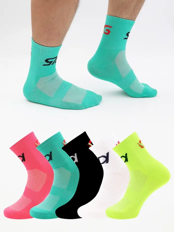 1 paire de chaussettes de cyclisme pour performance athlétique pour hommes et femmes