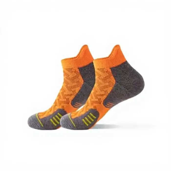 1/2/3 paires de chaussettes de course Marathon professionnelles Sports de plein air Fitness rembourré Tube court coupe