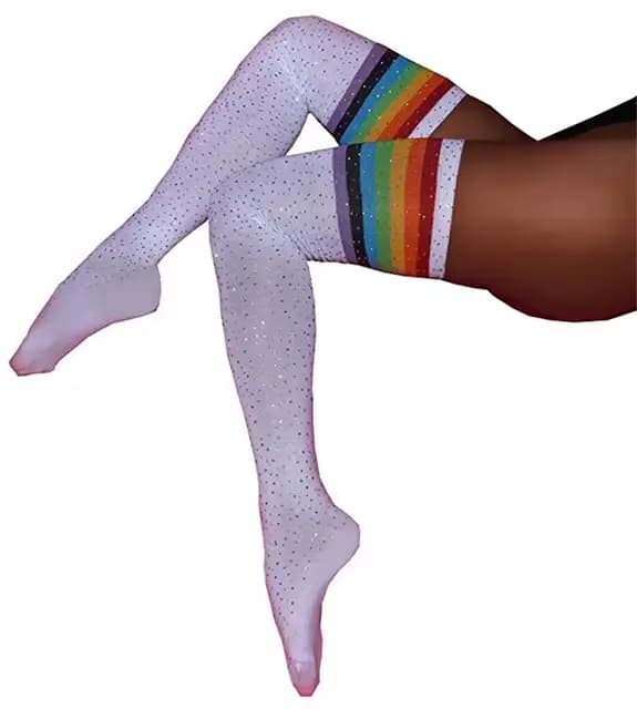 Femmes diamants doux tricot sur genou cuisse-haute hiver chaud longues chaussettes cuisse haute
