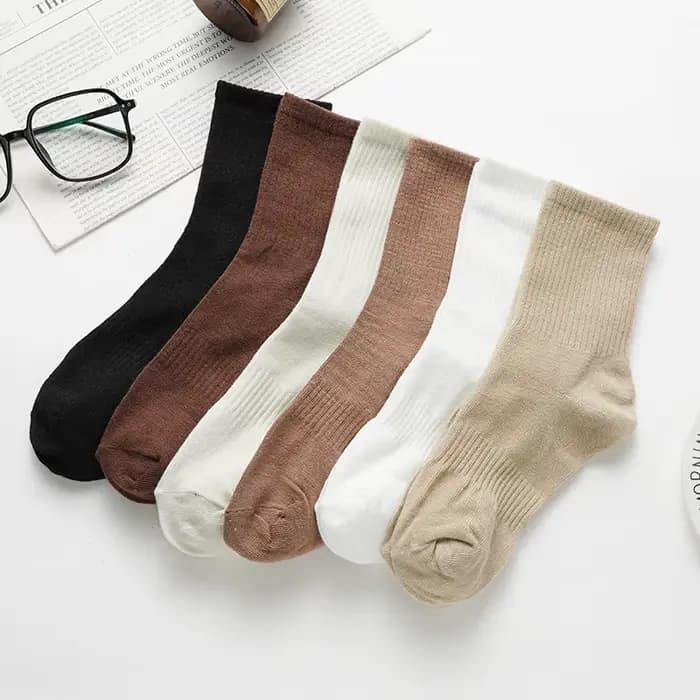Chaussettes unisexes en coton respirant pour hommes