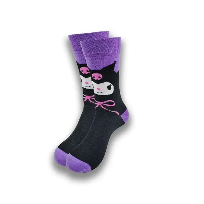 Chaussettes drôles d'anime de dessin animé pour hommes