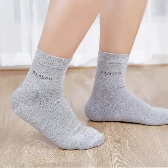 Chaussettes habillées en bambou pour hommes, 10 paires, confortables, Super douces, respirantes, classiques, à la mode, avec lettres, pour équipage