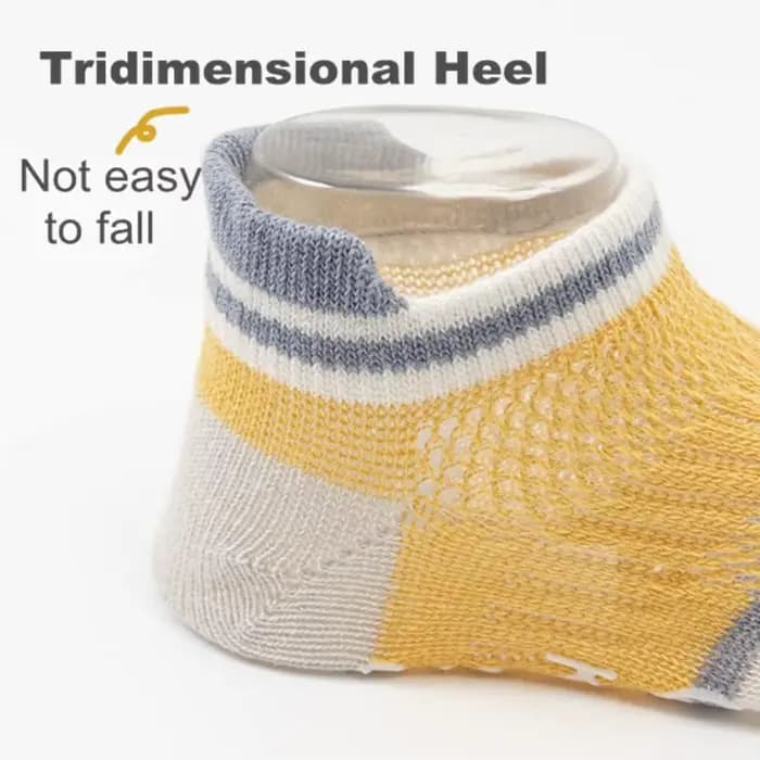 Chaussettes coordonnantes en maille fine pour bébés, chaussettes à œillets pour tout-petits, chaussettes unisexes pour filles et garçons, chaussettes de rinçage au sol sans spectacle