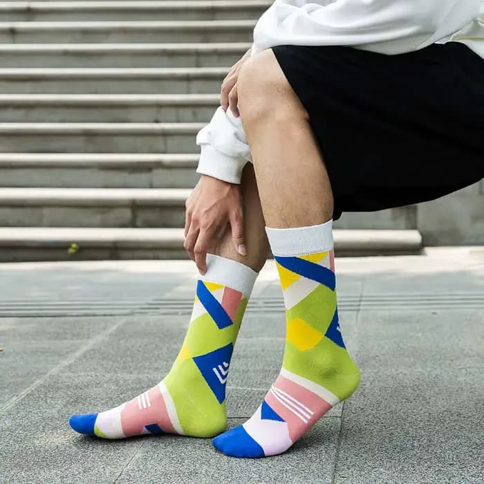 Nouveaux hommes Chaussettes Mode Européenne et Américaine Rue