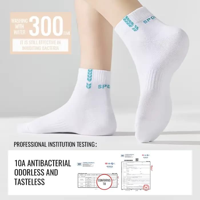 MiiOW 100% pur coton chaussettes hiver hommes adolescents athlétique école sport