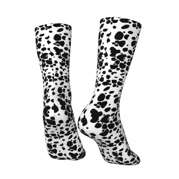 Chaussettes imprimées chien dalmatien toutes saisons